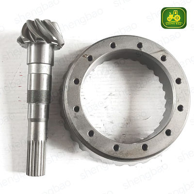 Pergantian tahan lama Roda Mahkota & Pinion 053972R1 Bevel Gear Untuk Traktor