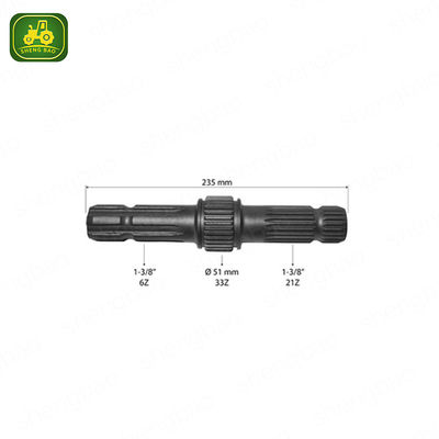 Bagian PTO Geartrain L173282 Bagian belakang PTO Output Shaft 21/33T Untuk Traktor