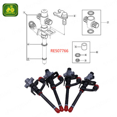 Suku Cadang Mesin RE531436 RE507766 38416 SE501103 Injektor Bahan Bakar Untuk Traktor