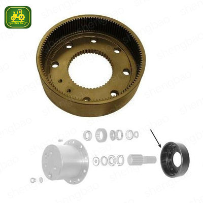 Bagian roda 83954879 83946031 Ring Gear 114/46T Untuk Backhoe Loader