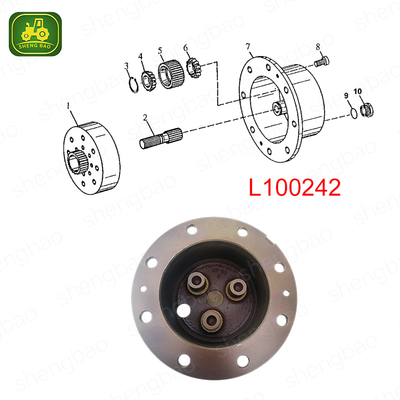 Suku Cadang Gandar L100242 Pembawa Planet untuk Backhoe Loader