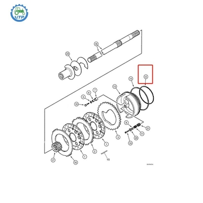 Kasus 580SM 580SM 585G 586G 588G Cincin O 308036A1 6193403M1